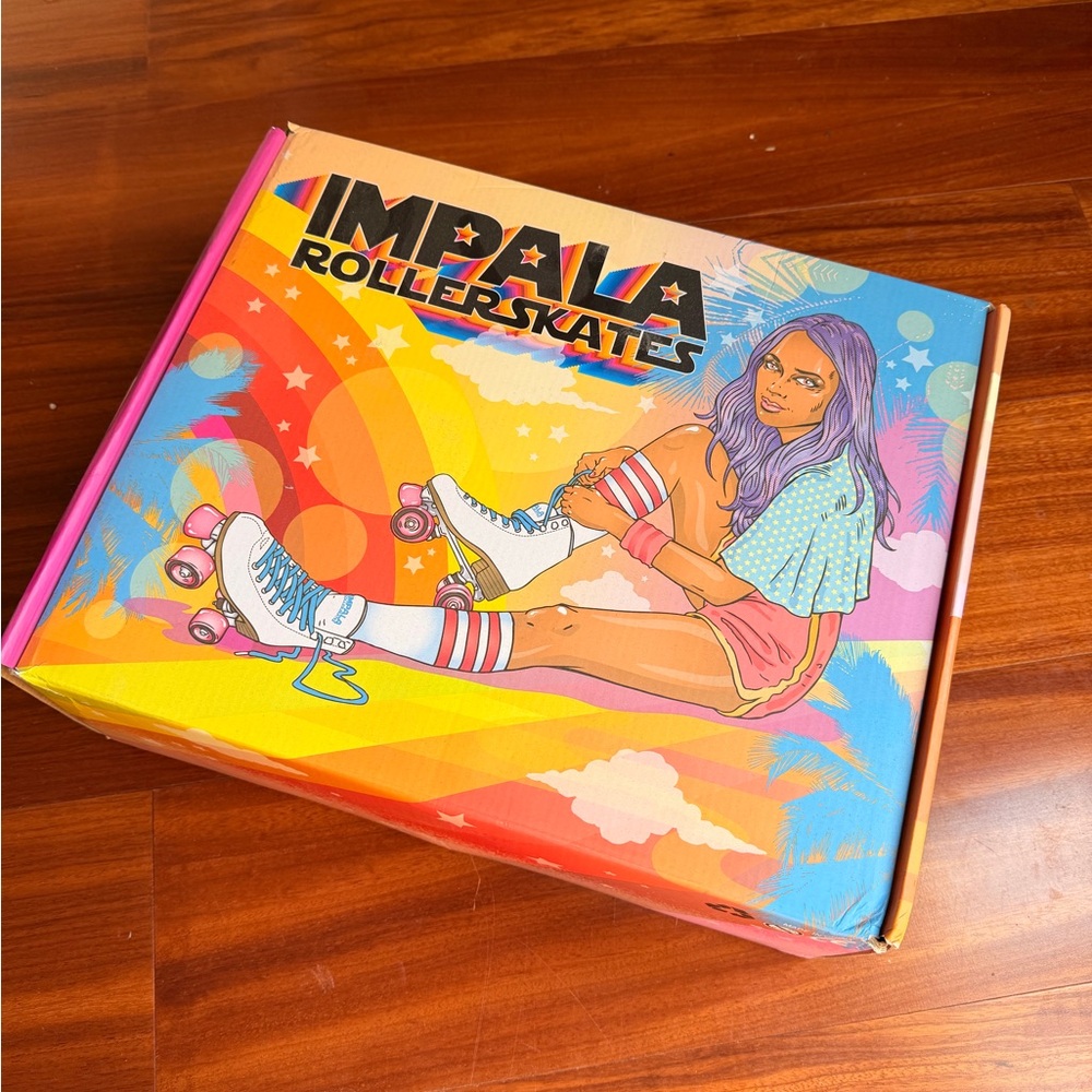 IMPALA Roller Skates Pink, Yellow